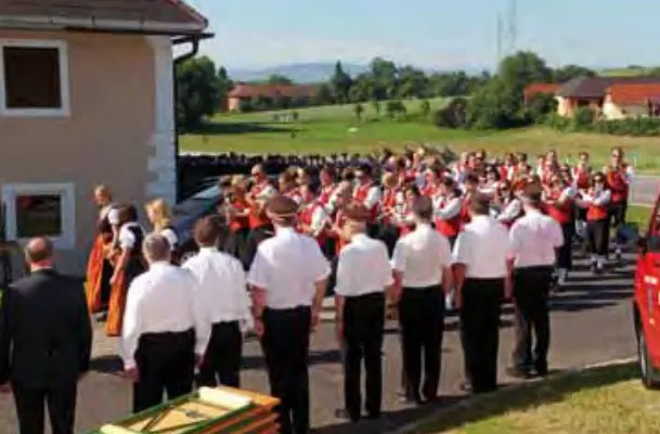 Eröffnung des neuen Feuerwehrhauses in Haindorf